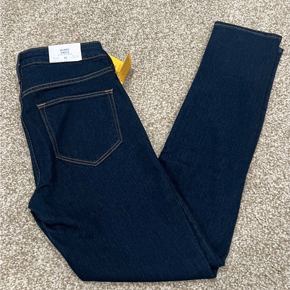 H&M Women's Skinny Jeans - Dark Blue